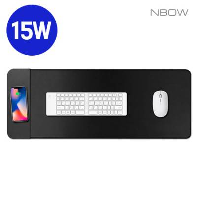 컴퓨터용품 엔보우 15W 스마트 장패드 초고속 무선충전 마우스 장패드